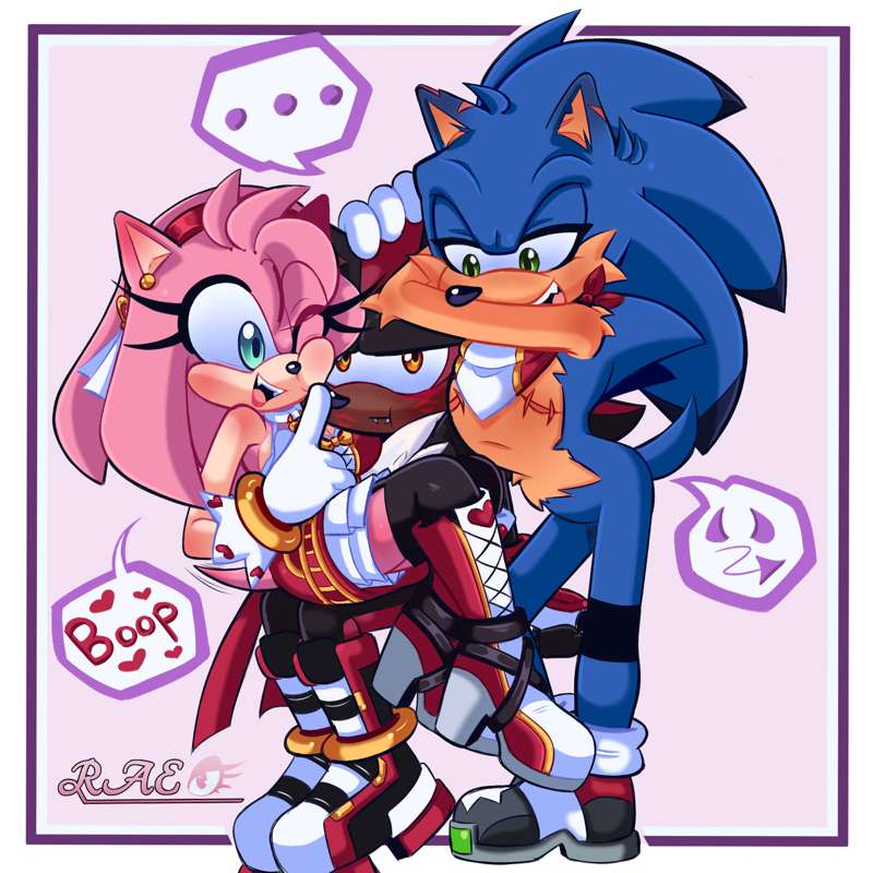 ShadSonAmy Week: Hugs~